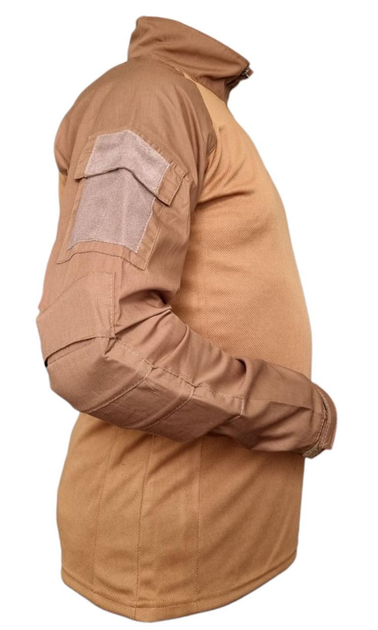 Рубашка Tactic4Profi УБАКС поплин-кулмакс койот-койот с длинным рукавом с налокотниками XXL - изображение 2