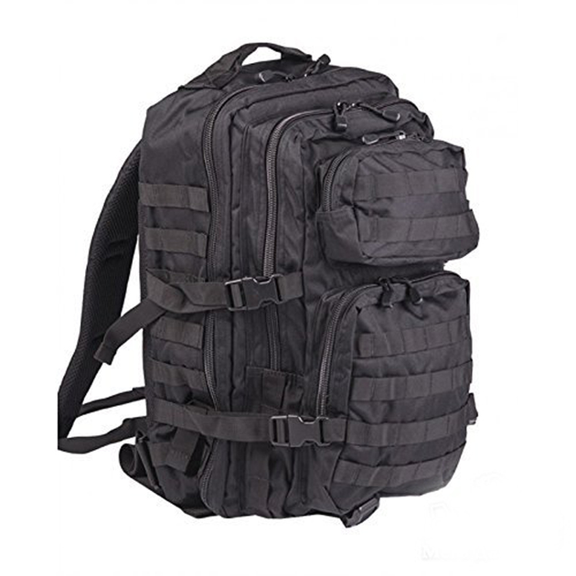 Рюкзак тактичний Mil-Tec (510х290х280мм, 36л) чорний - зображення 1