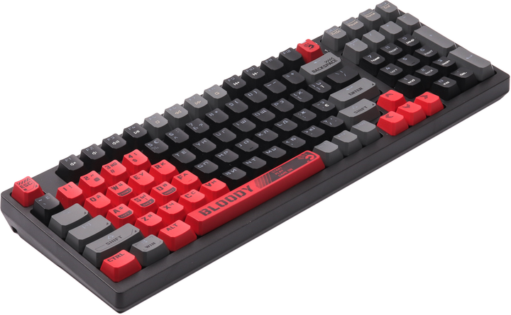 Клавиатура проводная A4Tech S98 Bloody BLMS USB Sports Red (4711422002737) - изображение 2