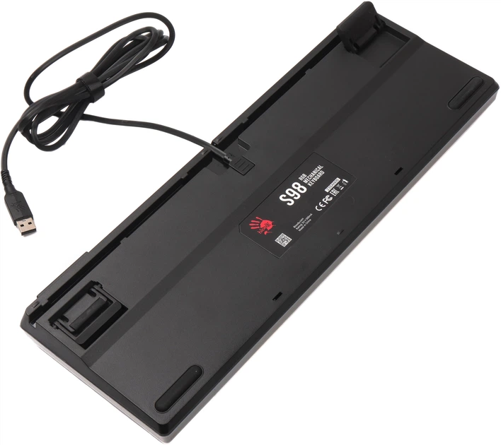 Клавиатура проводная A4Tech S98 Bloody BLMS USB Sports Red