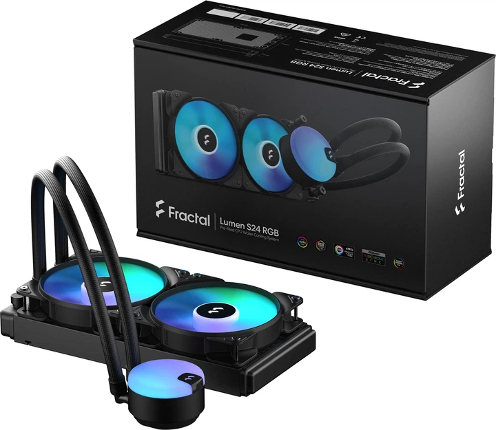 Chłodzenie wodne Fractal Design Lumen S24 RGB v2 (FD-W-L1-S2412) - Zdjęcie 7 Chłodzenie wodne Fractal Design Lumen S24 RGB v2 (FD-W-L1-S2412) - obraz 7