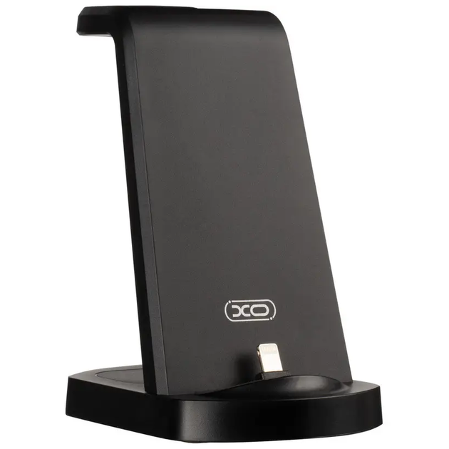 Настільна зарядна станція для iPhone/iWatch/Airpods WX035 3-in-1 |10W/7.5W/5W| Черный - Фото 5 Настільна зарядна станція для iPhone/iWatch/Airpods WX035 3-in-1 |10W/7.5W/5W| Черный - зображення 5