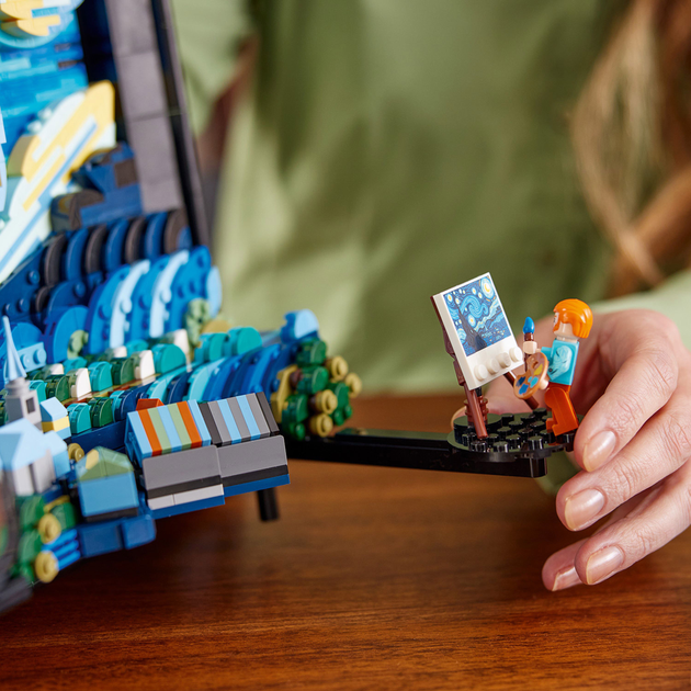 Конструктор LEGO Ideas Зоряна ніч Вінсента Ван Гога 2316 деталей (21333) - зображення 6