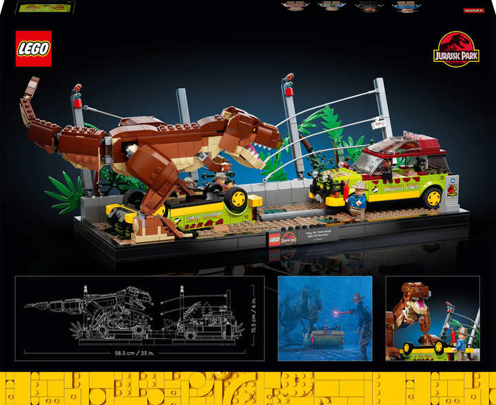 Zestaw klocków LEGO Jurassic World Tyranozaur na wolności 1212 elementów (76956) - obraz 10