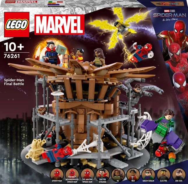 Конструктор LEGO Marvel Вирішальний бій Людини-Павука 900 деталей (76261) - зображення 1