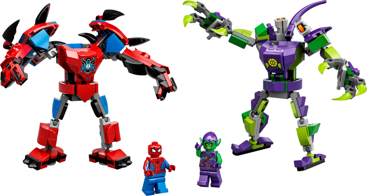 Zestaw klocków LEGO Marvel Spider-Man Bitwa mechów Spider-Mana i Zielonego Goblina 296 elementów (76219) - obraz 2