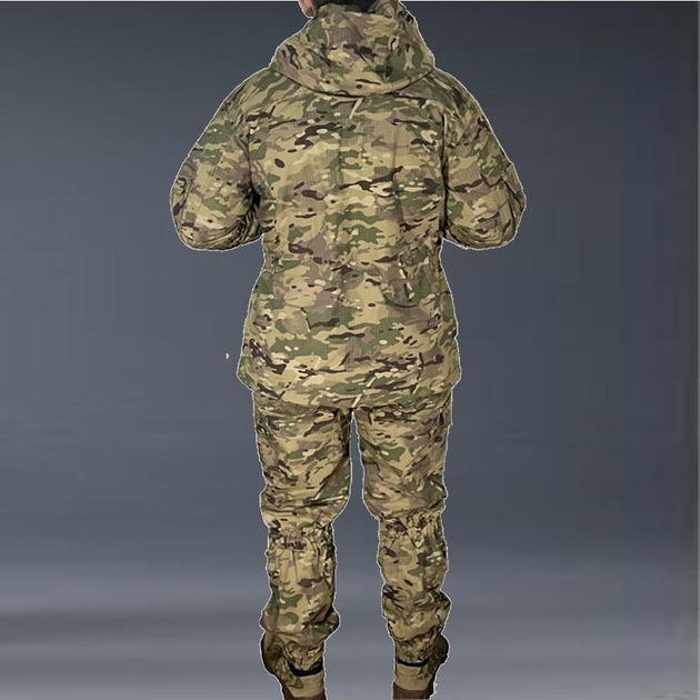 Костюм Горка летний тактический для военных Рип Стоп камуфляжный 56 Мультикам - изображение 2