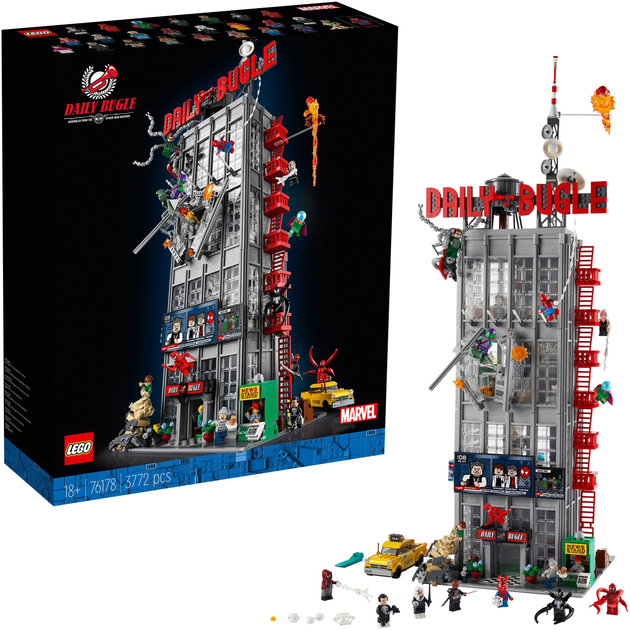 Zestaw klocków LEGO Marvel Spider-Man Daily Bugle 3772 elementów (76178) - obraz 7
