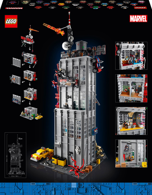 Zestaw klocków LEGO Marvel Spider-Man Daily Bugle 3772 elementów (76178) - obraz 8