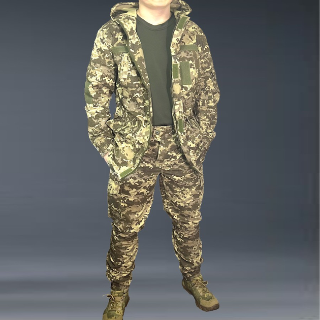 Костюм Горка летний тактический для военных Рип Стоп камуфляжный 56 Пиксель - изображение 2