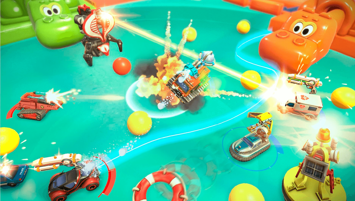 Игра Sony PlayStation 4 Micro Machines World Series Английская Версия Б/У - изображение 3