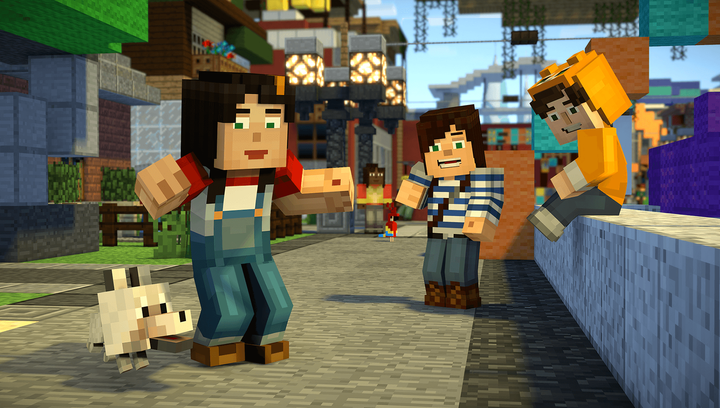 Гра Sony PlayStation 4 Minecraft Story Mode Англійська Версія Б/У - зображення 2