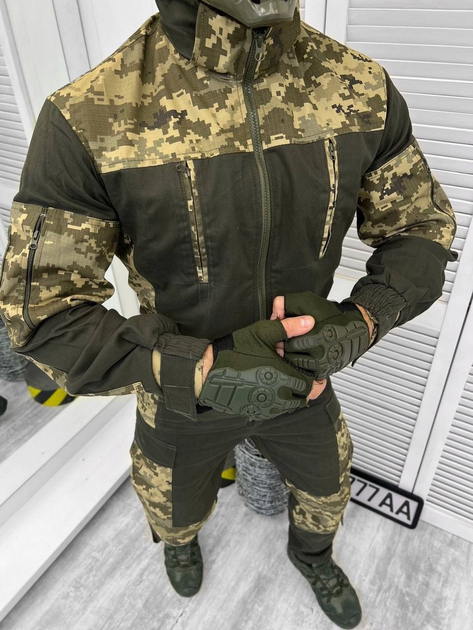 Тактичний військовий костюм гірка Rate ( Куртка + Штани ), Камуфляж: Піксель ЗСУ, Розмір: XL - зображення 2