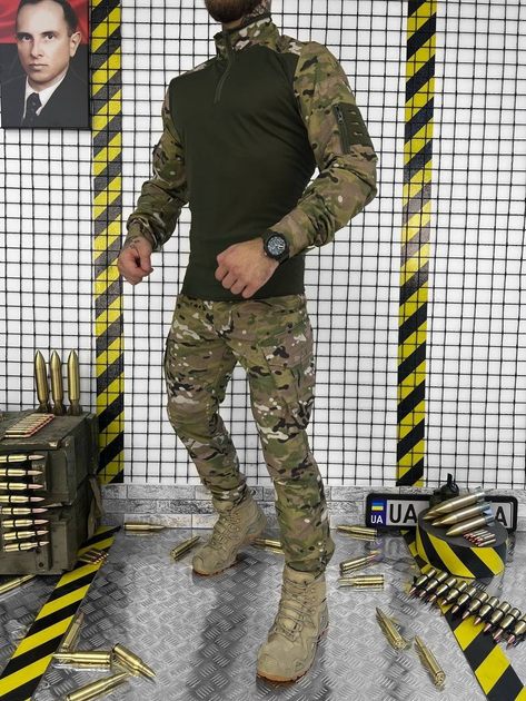Тактический военный комплект Lavina ( Убакс + Штаны ), Камуфляж: Мультикам, Размер: XL - изображение 1