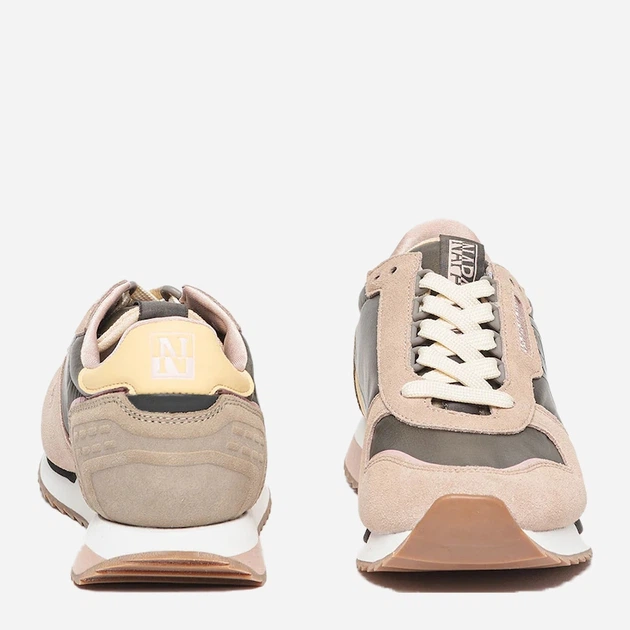Sneakersy damskie Napapijri Woman Suede/Nylon Running NP0A4H78-N95 37 Beżowe (196011572343) - obraz 3