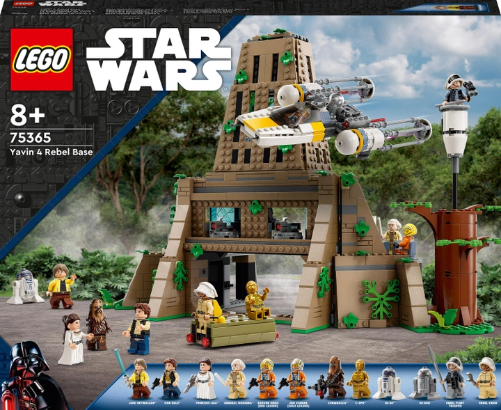 Zestaw klocków LEGO Star Wars Baza Rebeliantów na Yavin 4 1066 elementów (75365) - obraz 1