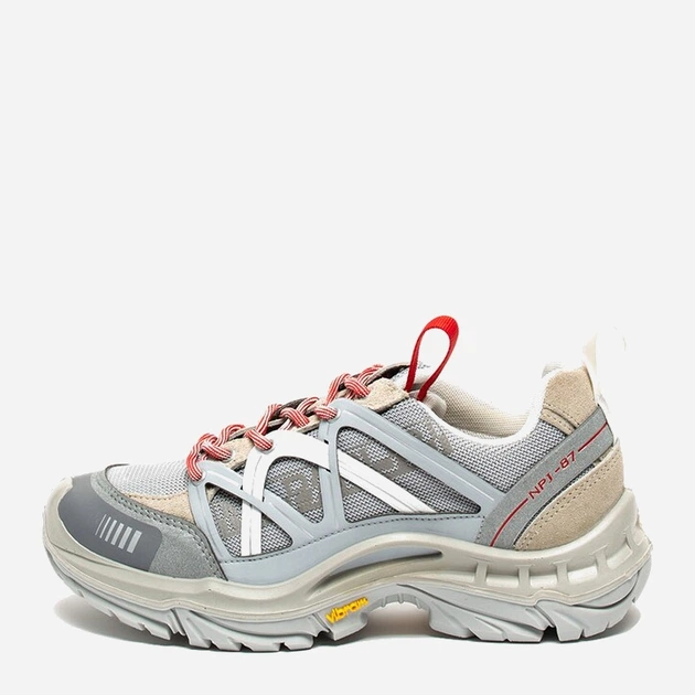 Buty trekkingowe damskie Napapijri Woman Suede/Nylon Trail Running NA4DZCCO-002 41 Szare (193395457815) - obraz 2
