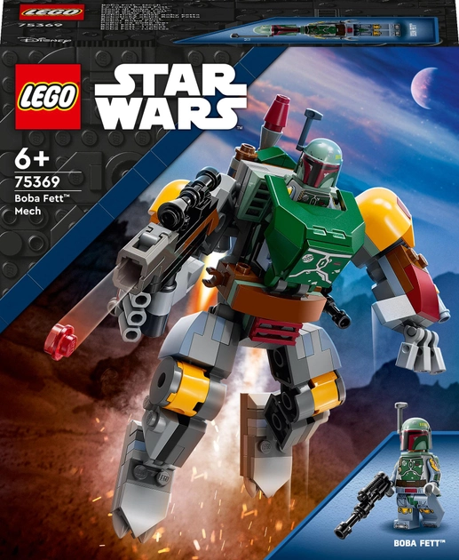 Zestaw klocków Lego Star Wars Robot Boba Fett 155 części (75369) - obraz 1
