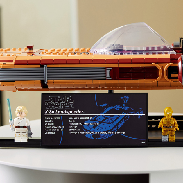 Zestaw klocków LEGO Star Wars Śmigacz Luke’a Skywalkera 1890 elementów (75341) - obraz 6