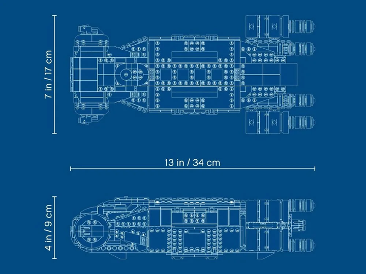 Zestaw klocków LEGO Star Wars Pojazd transportowy I-TS Ruchu Oporu 932 elementy (75293) - obraz 9