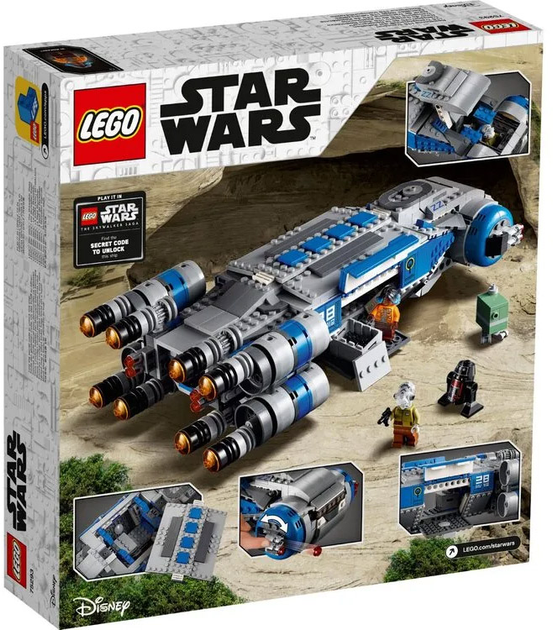 Zestaw klocków LEGO Star Wars Pojazd transportowy I-TS Ruchu Oporu 932 elementy (75293) - obraz 10