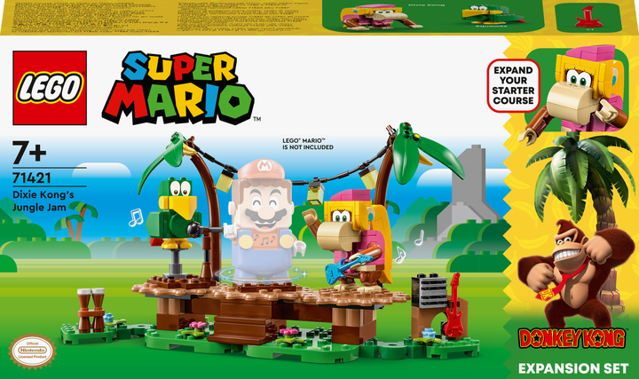 Zestaw klocków LEGO Super Mario Dżunglowy koncert Dixie Kong. Zestaw rozszerzający 174 elementy (71421) - obraz 1