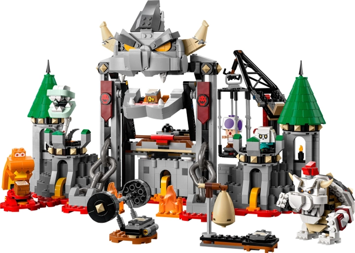 Zestaw klocków Lego Walka w zamku Dry Bowsera. Zestaw dodatkowy 1321 elementów (71423) - obraz 2