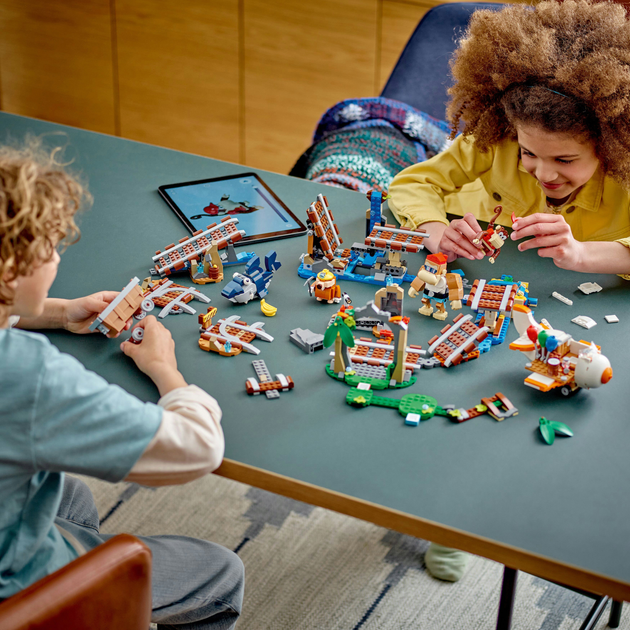 Zestaw klocków LEGO Super Mario Przejażdżka wagonikiem Diddy Konga. Zestaw rozszerzający 1157 elementów (71425) - obraz 4