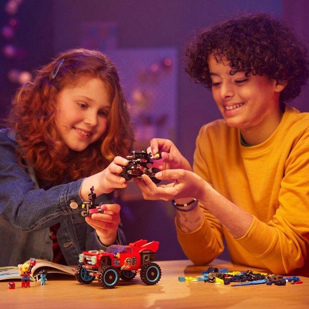 Zestaw klocków LEGO DREAMZzz Krokodylowy samochód 494 elementy (71458) - obraz 5