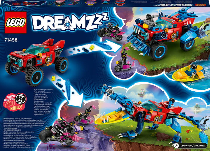 Zestaw klocków LEGO DREAMZzz Krokodylowy samochód 494 elementy (71458) - obraz 10