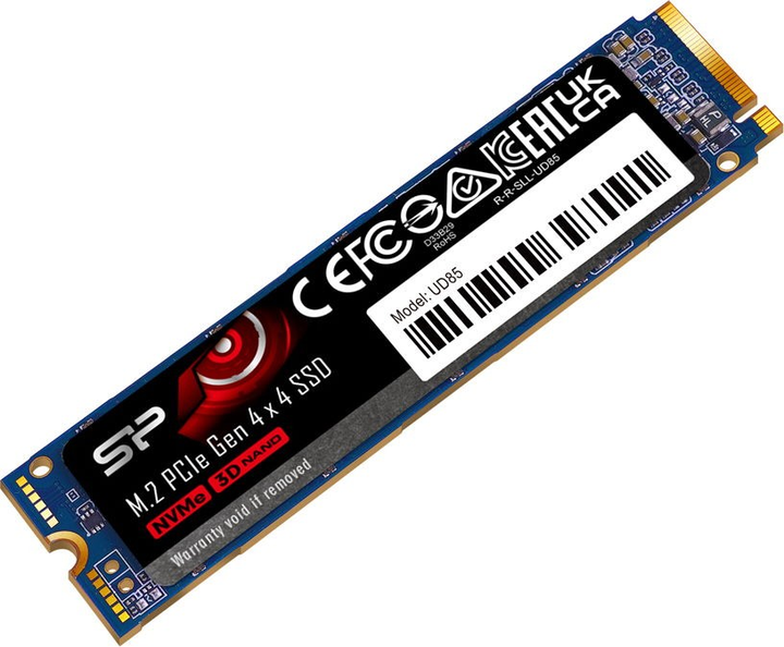 Dysk SSD Silicon Power UD85 500 GB NVMe M.2 2280 PCIe 4.0 x4 3D NAND (SP500GBP44UD8505) - obraz 2