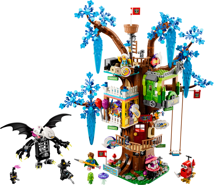 Zestaw klocków LEGO DREAMZzz Fantastyczny domek na drzewie 1257 elementów (71461) - obraz 2