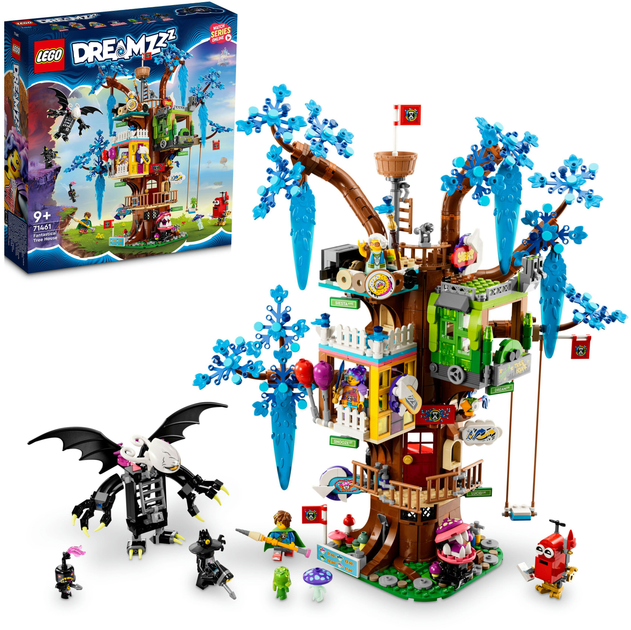 Zestaw klocków LEGO DREAMZzz Fantastyczny domek na drzewie 1257 elementów (71461) - obraz 9