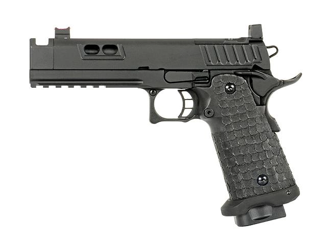 Страйкбольний пістолет Army Arnament R604 GBB Black - зображення 1
