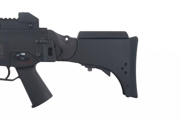 Страйкбольна штурмова гвинтівка Specna Arms Sa-G12V Ebb Carbine Black - зображення 2