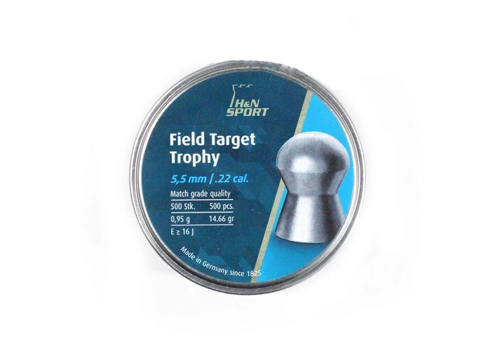 Пули H&N Field Target Trophy 5.55мм, 0.95г, 500шт - изображение 1