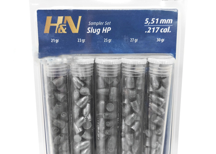 Пули H&N Slug HP Test Sampler Set 5.51мм Тестовый набор - изображение 2