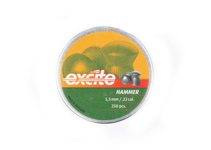 Пули H&N Excite Hammer 5.50мм, 0.94г, 250шт - изображение 2