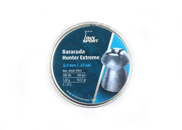 Пули H&N Baracuda Hunter Extreme 5.50мм, 1.20г, 200шт - изображение 2