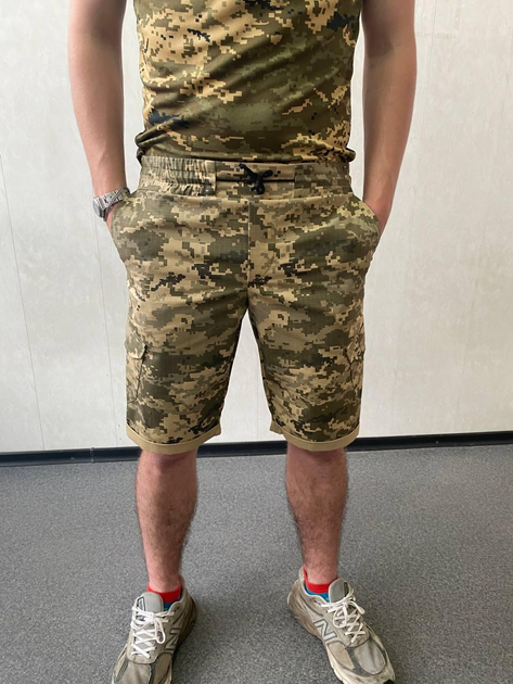 Армейские шорты пиксель мм14 летние рип-стоп XXXL - изображение 1