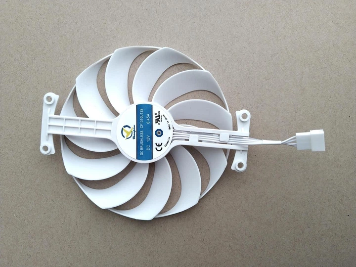 Вентилятор Champion для відеокарти ASUS White CF1010U12S (CF1010U12D T129215SU FDC10U12S9-C) (№338.91) - Фото 3 Вентилятор Champion для відеокарти ASUS White CF1010U12S (CF1010U12D T129215SU FDC10U12S9-C) (№338.91) - зображення 3