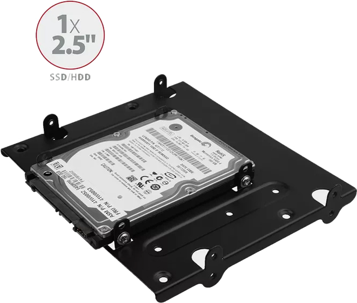 Фрейм-перехідник Axagon 4x 2.5" HDD (RHD-435) - зображення 2