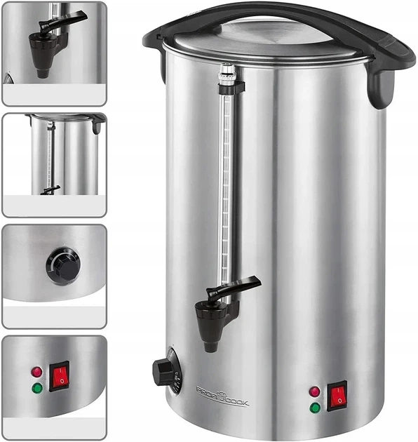 Кип'ятильник, глінтвейниця, термопот Profi Cook PC-HGA 1196 (7 л, 1500 Вт, Німеччина) - зображення 5