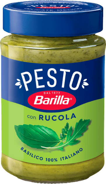 Соус BARILLA Pesto Basilico e Rucola 190 г - Фото 1 Соус BARILLA Pesto Basilico e Rucola 190 г - изображение 1