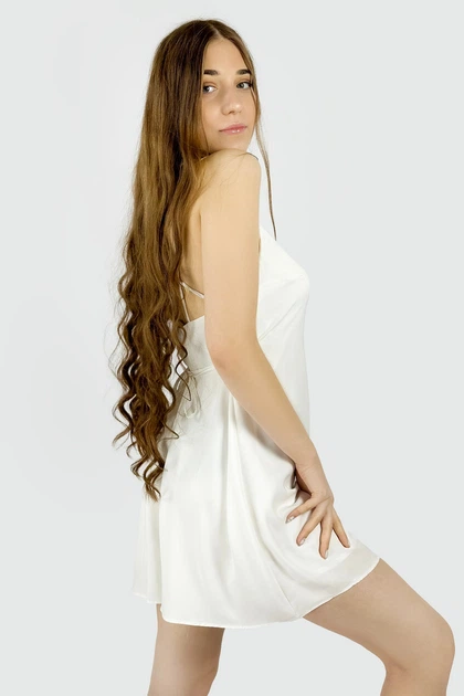 Комбінезон-шорти Bershka 8754/966/251 білий L - Фото 5 Комбінезон-шорти Bershka 8754/966/251 білий L - зображення 5