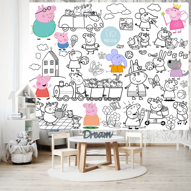 Peppa Pig Coloring Pages Peppa Coloring Book Свинка Пеппа Раскраска