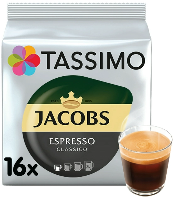Кава в капсулах Tassimo Espresso 16 шт - Фото 1 Кава в капсулах Tassimo Espresso 16 шт - зображення 1