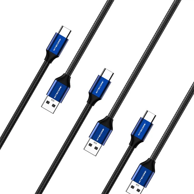 Кабель Nitecore UAC20 USB Type-C to USB-A 2.0 (1000мм) - изображение 4