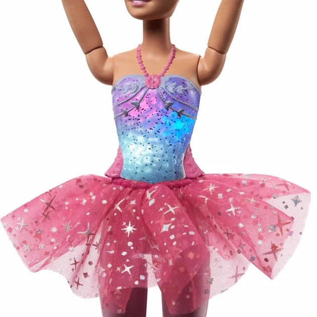 Lalka Blondynka Baletnica Barbie Magiczne światełka (194735112241) - obraz 5