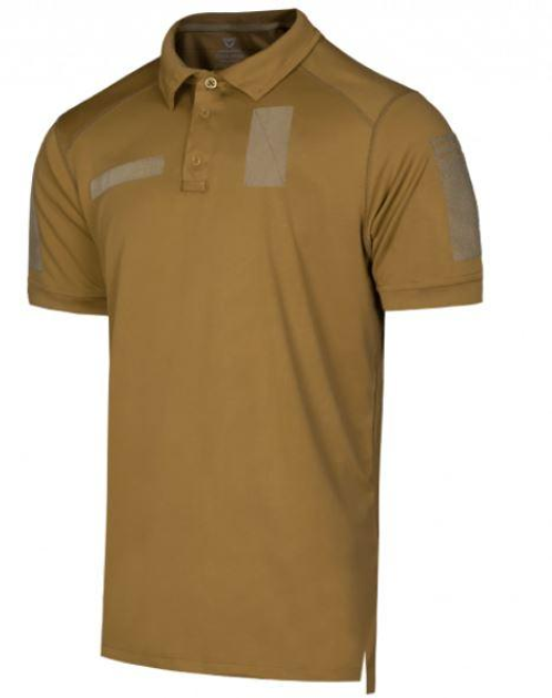Тактическая футболка поло Polo 46 размер S,футболка зсу поло койот для военнослужащих, мужская футболка поло - изображение 2